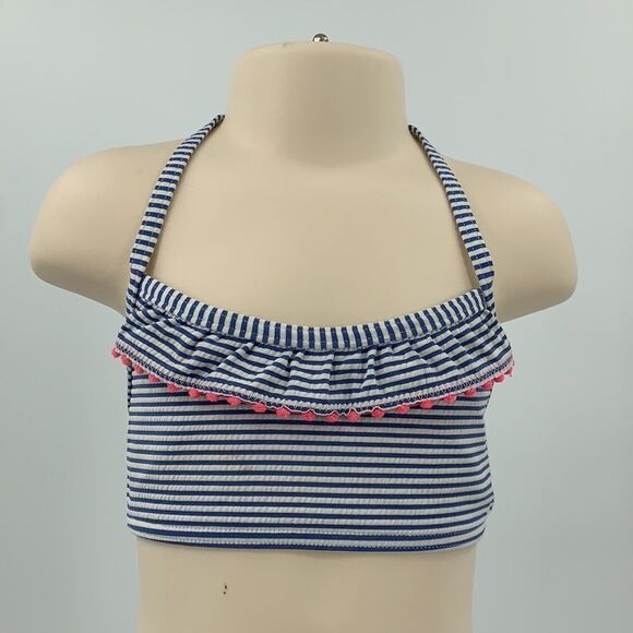 Mini Boden 3-4Y Striped Ruffle Bikini - Picture 2 of 7